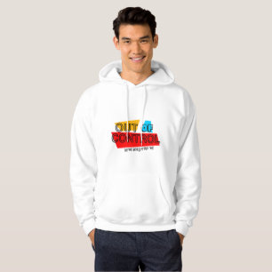 Veste À Capuche Conception de déclaration de typographie audacieus