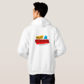 Veste À Capuche Conception de déclaration de typographie audacieus (Dos entier)