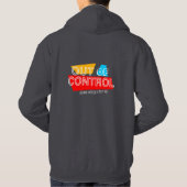 Veste À Capuche Conception de déclaration de typographie audacieus (Dos)