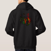 Veste À Capuche Conception de dos de Lion Rasta (Dos)