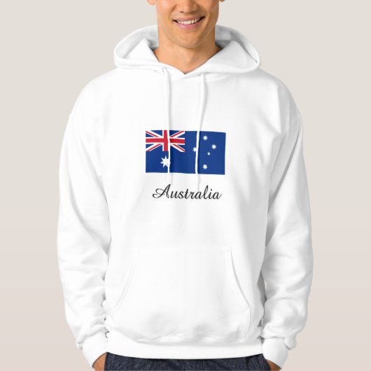 Veste À Capuche Conception de drapeau de l'Australie (Devant)