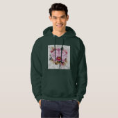 Veste À Capuche Conception de fleurs magnifiques (Devant entier)