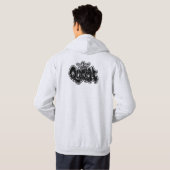 Veste À Capuche Conception de graffiti de reine (Dos entier)