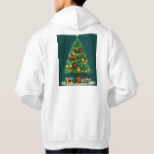 Veste À Capuche Conception de l'arbre de Noël pour hodie (Dos)