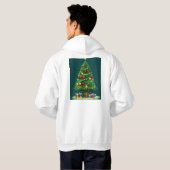 Veste À Capuche Conception de l'arbre de Noël pour hodie (Dos entier)