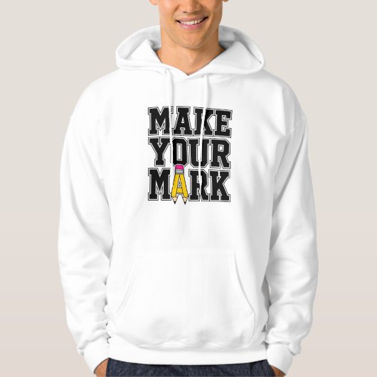 Veste À Capuche Conception de l'école Faites Votre Marque (Devant)