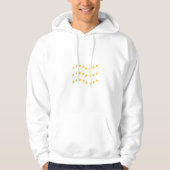 Veste À Capuche Conception de lignes ondulées dorées élégantes (Devant)