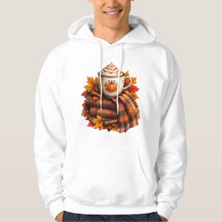 Veste À Capuche Conception de livres sur le latte de citrouille au