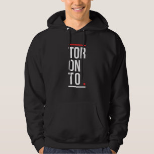 Veste À Capuche conception de logo de ville canadienne Toronto