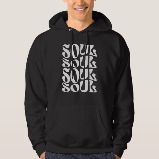 Veste À Capuche conception de logo Soul (Devant)
