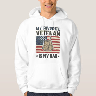 Veste À Capuche Conception de médailles patriotiques pour papa vét