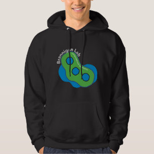 Veste À Capuche Conception de nanoparticules (fond sombre)
