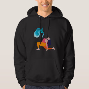 Veste À Capuche Conception de pots de yoga
