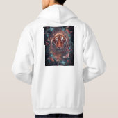 Veste À Capuche Conception de rêve floral et koi (Dos)