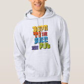 Veste À Capuche Conception de sweat-shirt né pour réussir (Devant)