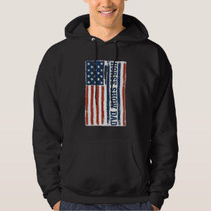 Veste À Capuche Conception de T-shirt vintage avec drapeau américa