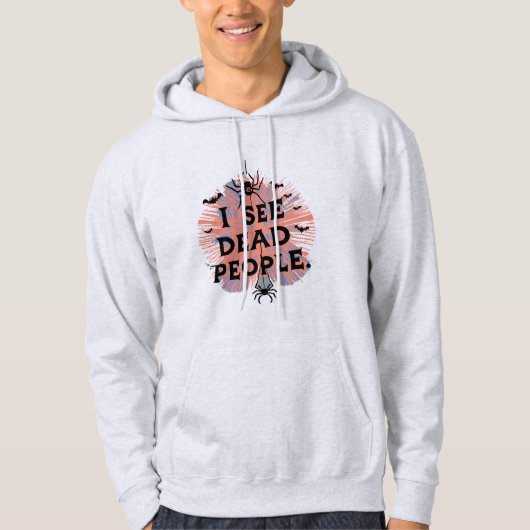 Veste À Capuche Conception de texte énigmatique (Devant)