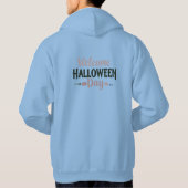 Veste À Capuche Conception de typographie pour la journée d'Hallow (Dos)