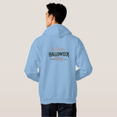 Veste À Capuche Conception de typographie pour la journée d'Hallow (Dos entier)