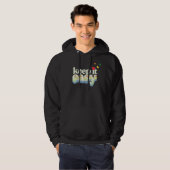 Veste À Capuche Conception de typographie Rétro Fierté facile à vi (Devant entier)