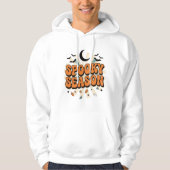 Veste À Capuche Conception de typographie rétro Halloween pour la (Devant)