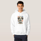 Veste À Capuche Conception de vecteur de gravure d'éclaboussure de (Devant entier)