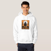 Veste À Capuche Conception de vecteur de silhouette de maison hant (Devant entier)