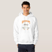 Veste À Capuche Conception de vecteur d'oie de sorcière d'Hallowee (Devant entier)