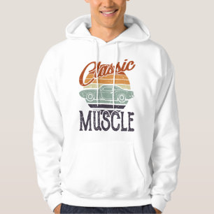 Veste À Capuche Conception de voiture de muscle classique pour hom
