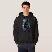 Veste À Capuche Conception d'esthétique rétro / Cyberpunk (Devant entier)
