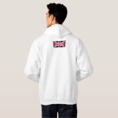Veste À Capuche Conception du drapeau de l'Angleterre (Dos entier)