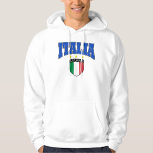Veste À Capuche Conception du football de l'Italie