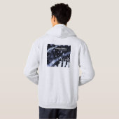 Veste À Capuche Conception du logo du média ChiWow (Dos entier)