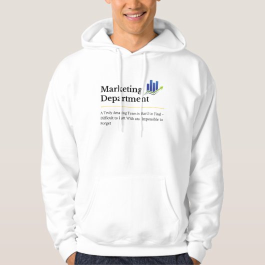 Veste À Capuche Conception du service marketing (Devant)