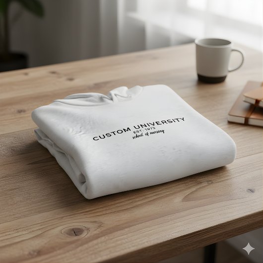 Veste À Capuche Conception d'université personnalisée Année Nom Fi