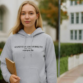 Veste À Capuche Conception d'université personnalisée Année Nom Fi
