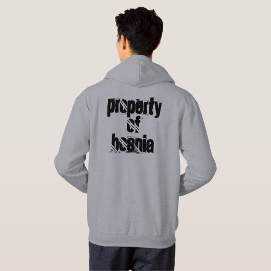 Veste À Capuche Conception faite sur commande de drapeau de (Dos entier)