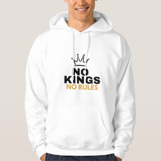 Veste À Capuche Conception graphique de couronne minimale Pas de r (Devant)