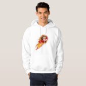 Veste À Capuche Conception Graphique de la Coupe du Monde de Footb (Devant entier)