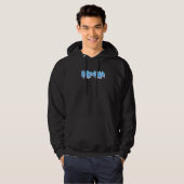 Veste À Capuche Conception Graphique Il Lui Pronoms Comptent (Devant entier)