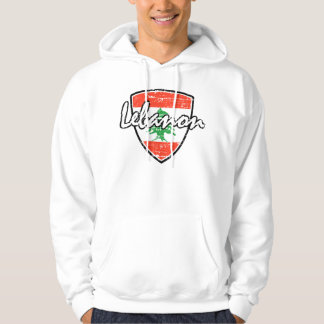 Veste À Capuche Conception libanaise de drapeau