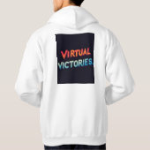Veste À Capuche Conception T-shirt Victoires Virtuelles (Dos)