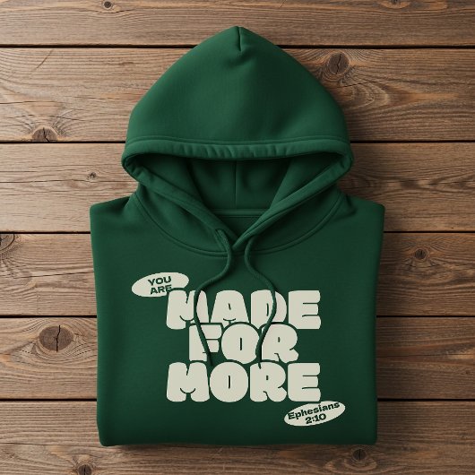 Veste À Capuche Conçu pour plus, foi chrétienne