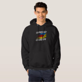 Veste À Capuche Concurrence Puzzle Cube Speed Cuber Hobby 80's Vin (Devant entier)