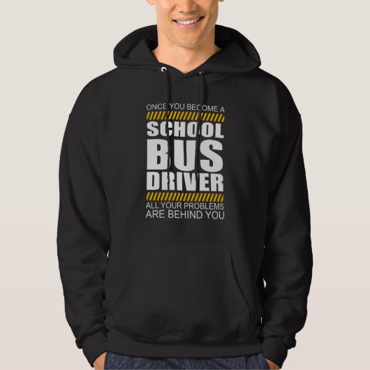 Veste À Capuche Conducteur d'autobus scolaire (Devant)