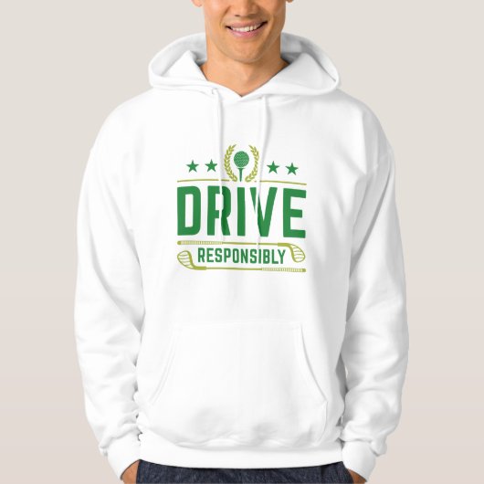 Veste À Capuche Conduisez de manière responsable (Devant)