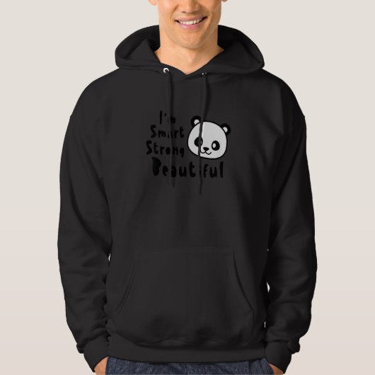 Veste À Capuche Confiance des enfants Panda (Devant)