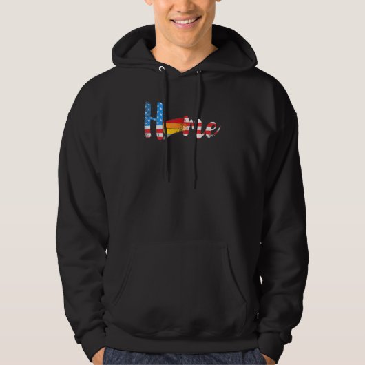 Veste À Capuche Connecticut Home State Pride Map Usa (Devant)