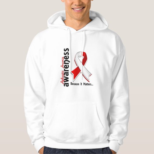 Veste À Capuche Conscience 5 d'anémie aplastique (Devant)