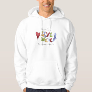 Veste À Capuche Conscience de cancer de la prostate